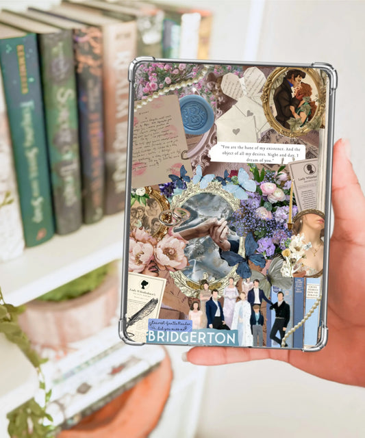 Bridgerton Inspired Kindle Insert — Regency Romance Aesthetic Enchanted Bookcase