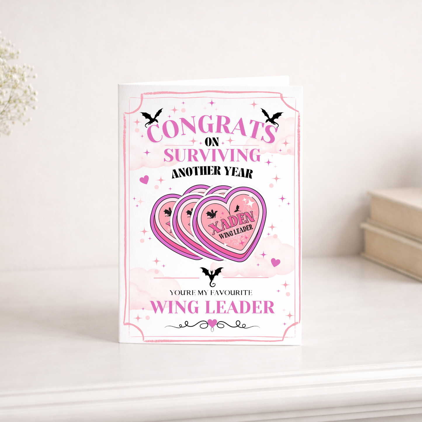 Xaden Wing Leader Birthday Card