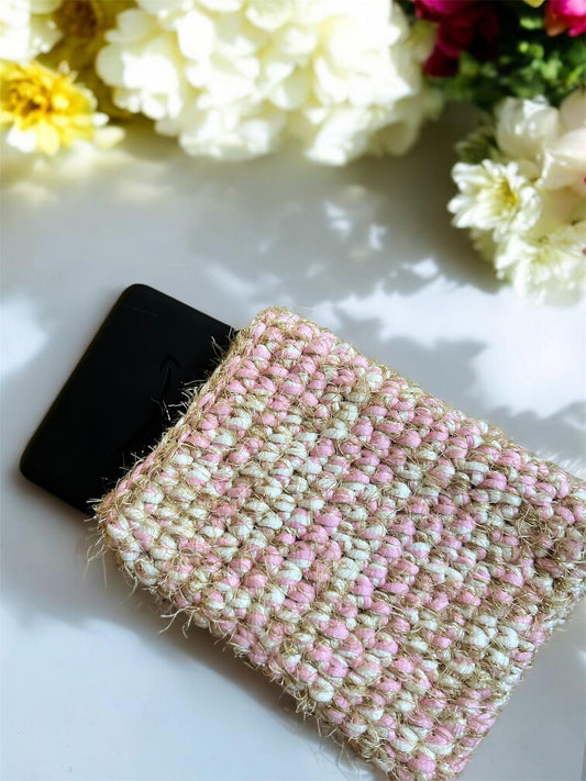 Handmade Crochet Kindle Sleeve Enchanted Bookcase