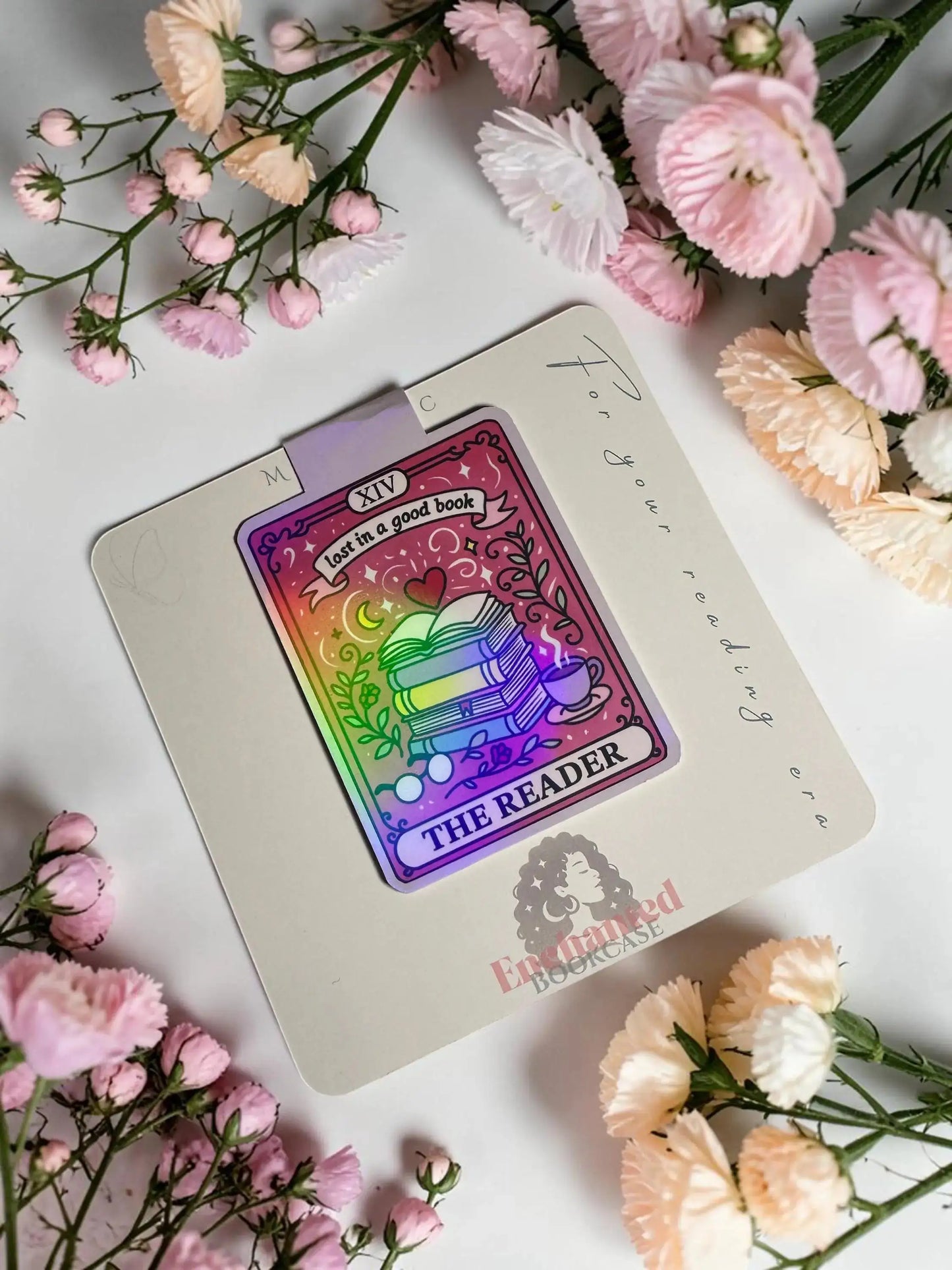 Close up Holographic Magnetic bookmark