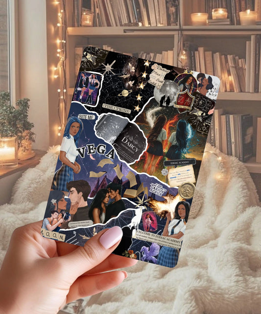 Zodiac Academy Inspired Kindle Insert Enchanted Bookcase