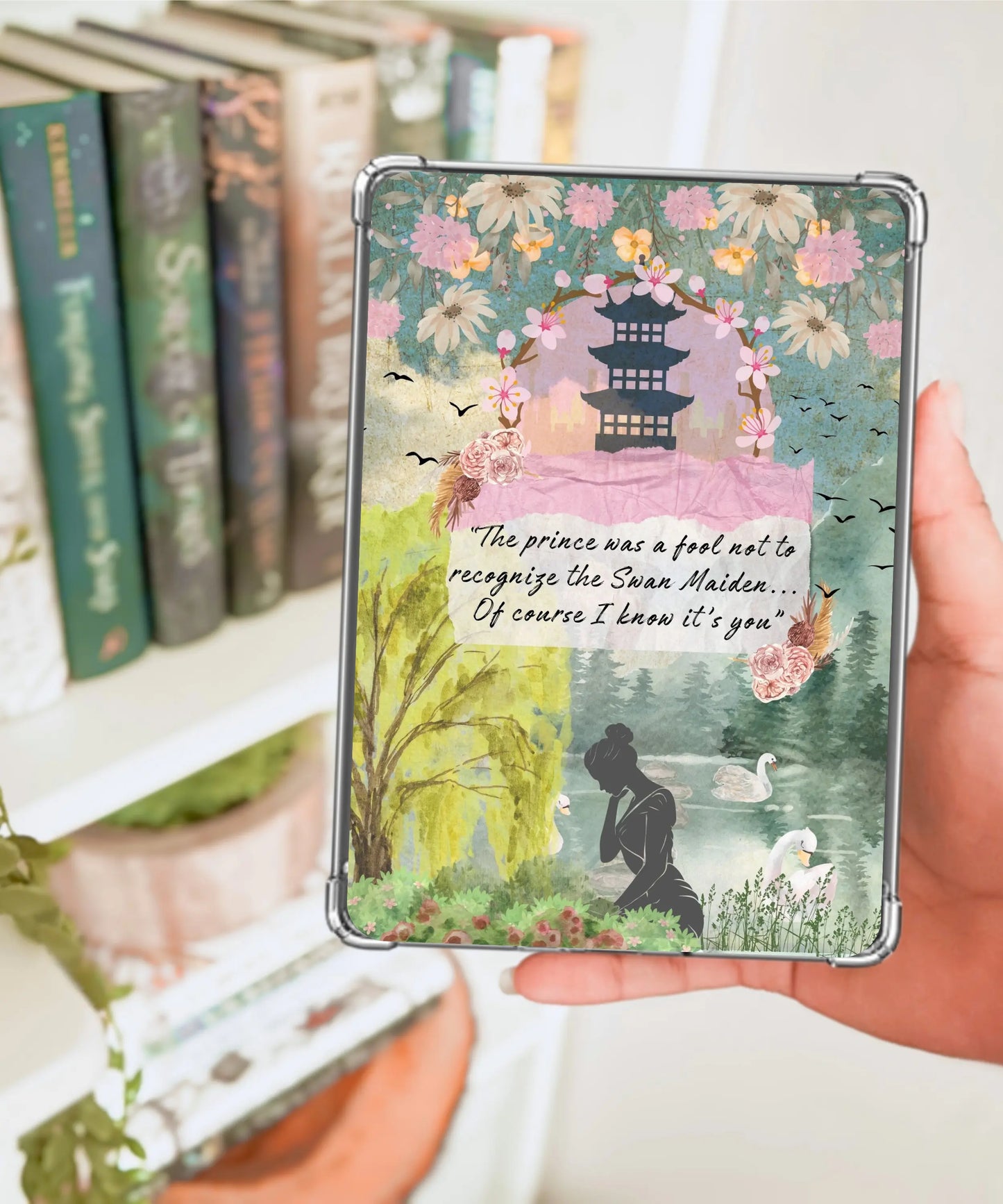 Personalised Kindle Inserts Enchanted Bookcase