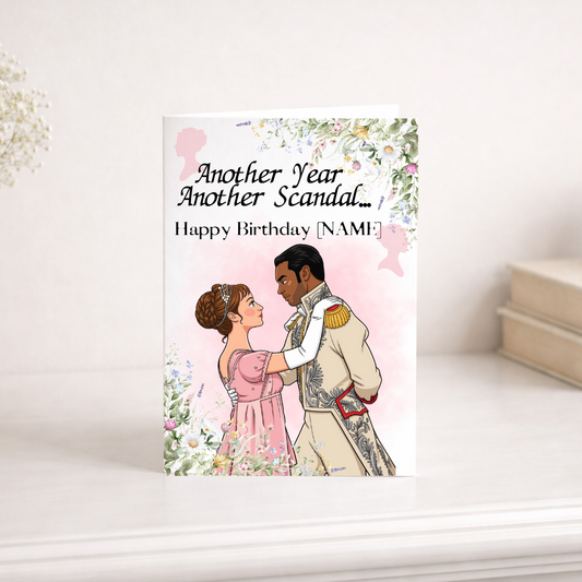 Bridgerton Birthday Card