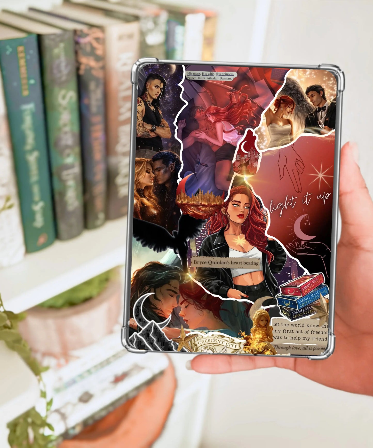 Personalised Kindle Inserts Enchanted Bookcase