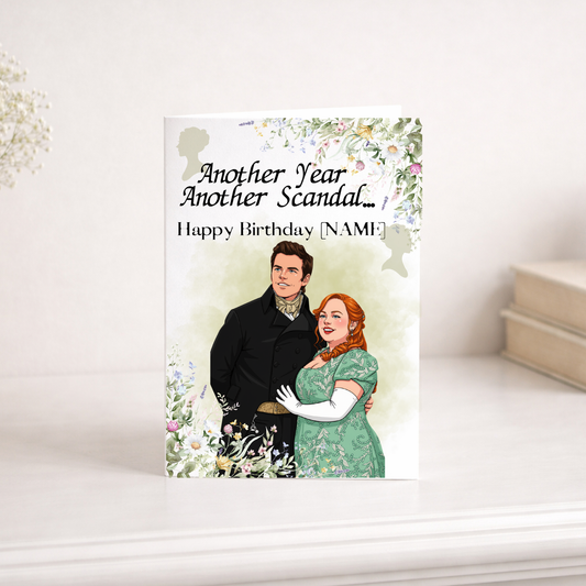 Bridgerton Birthday Card