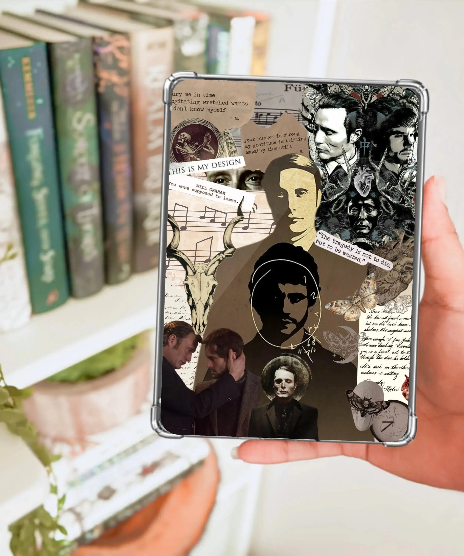 Personalised Kindle Inserts Enchanted Bookcase