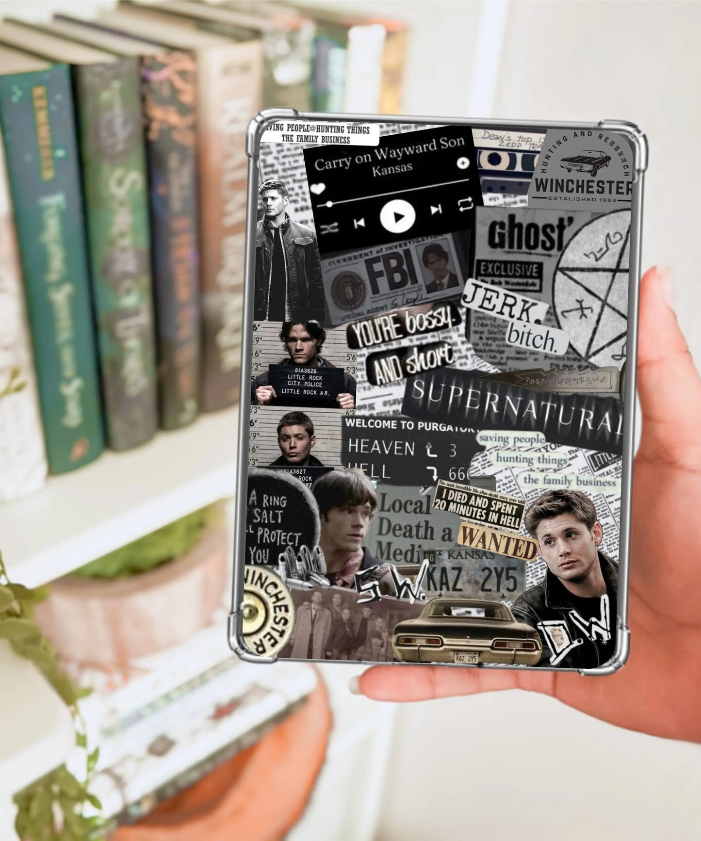 Personalised Kindle Inserts Enchanted Bookcase