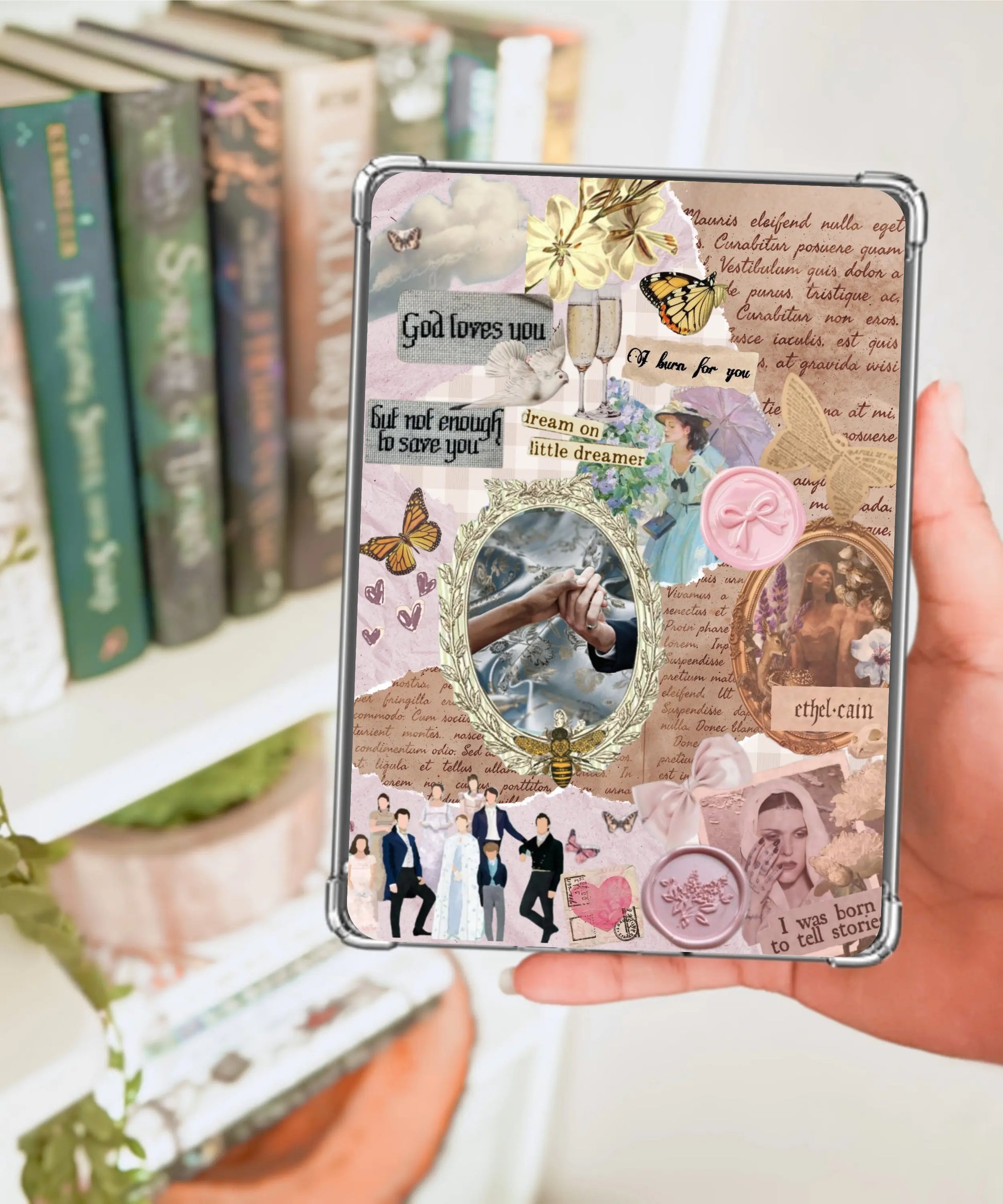 Personalised Kindle Inserts Enchanted Bookcase