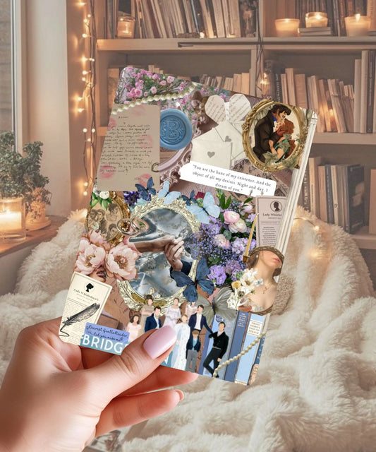 Bridgerton Inspired Kindle Insert — Regency Romance Aesthetic Enchanted Bookcase