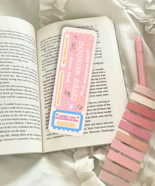 Bookish Babes & Gingham Bookmarks