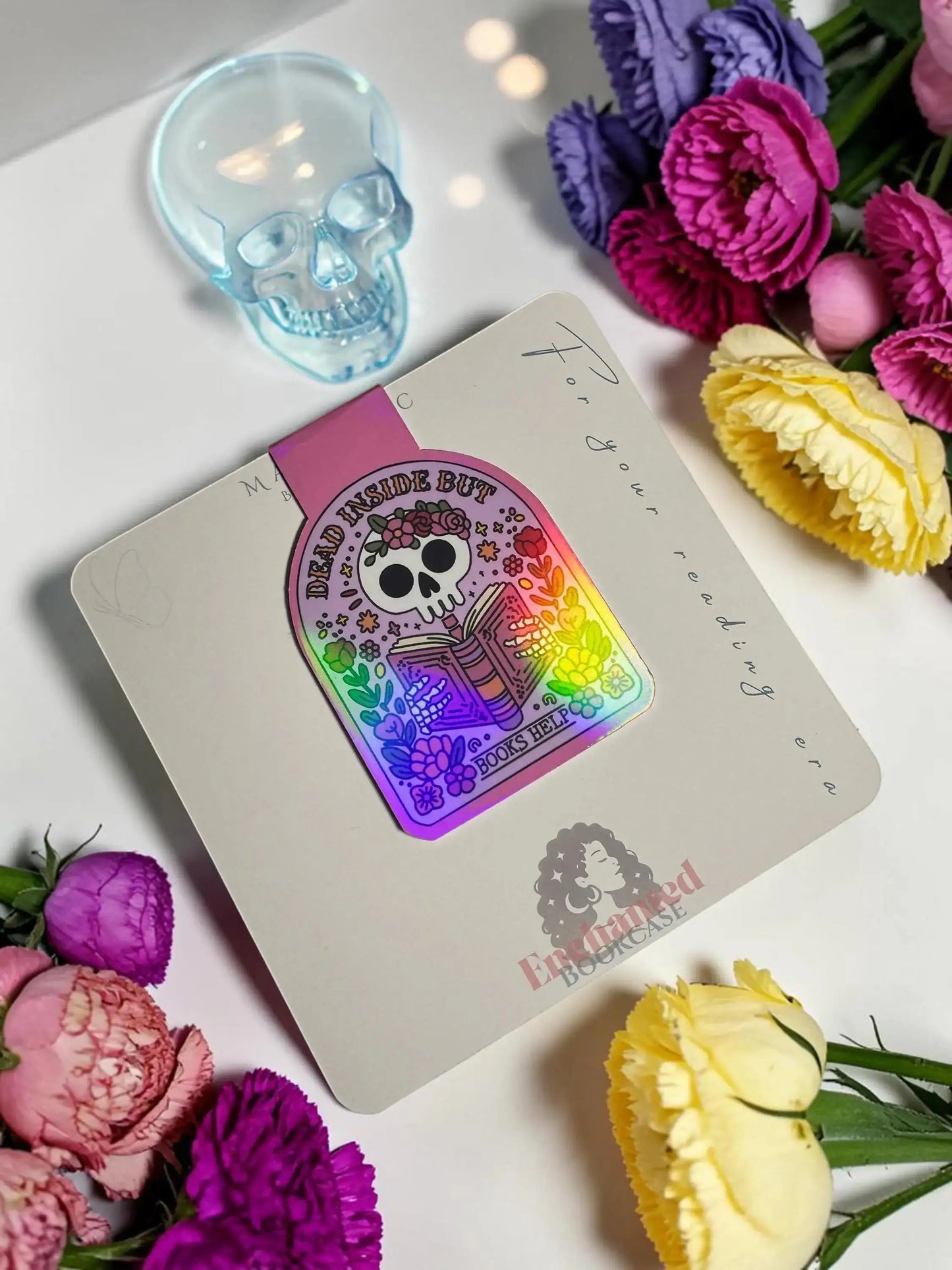 Close up Holographic Magnetic bookmark