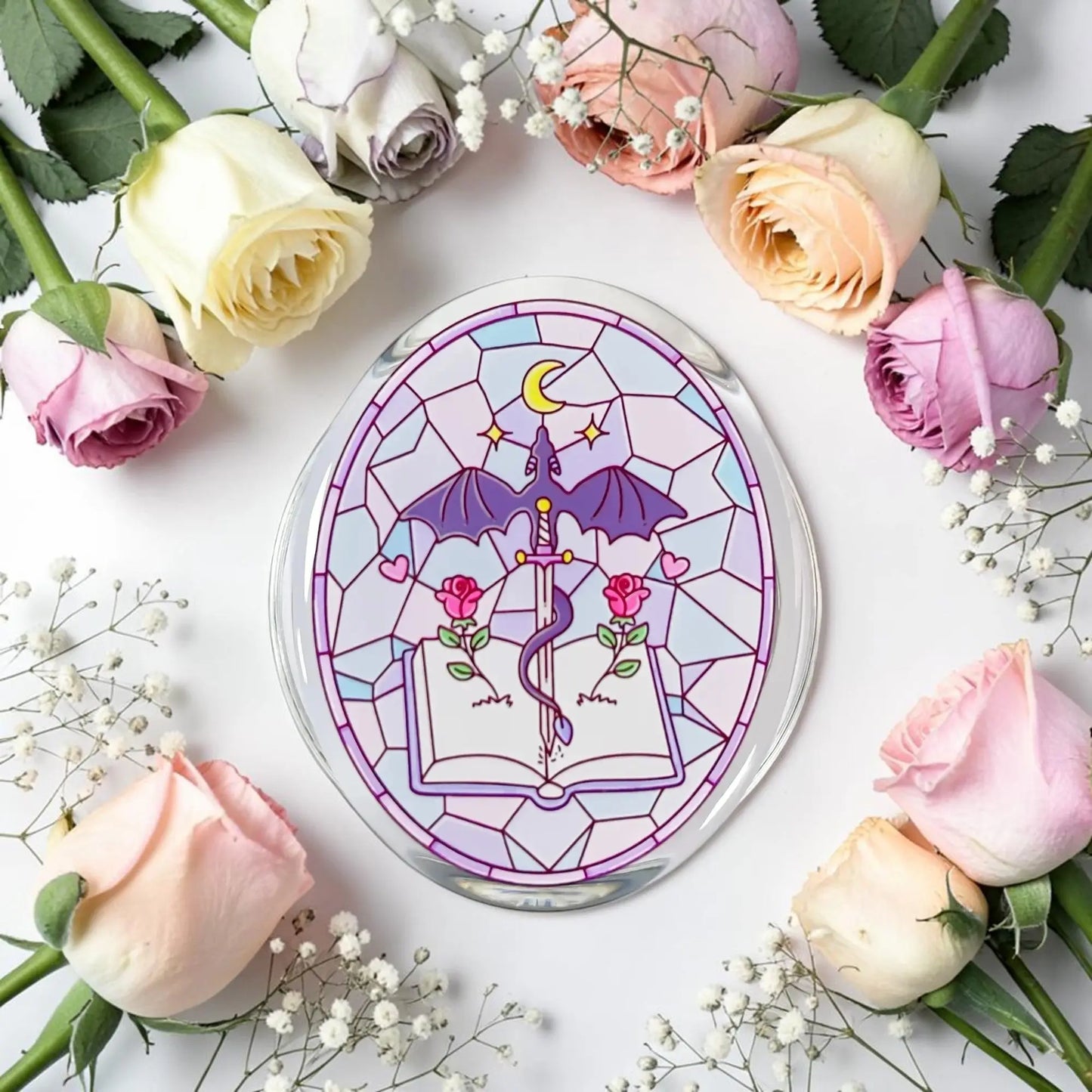 Magnetic Phone Grip Cute Accessories for Kindle Popping Socket Collapsible Stand Holder for Phone eReaders Book Lover Gifts Dropshipman