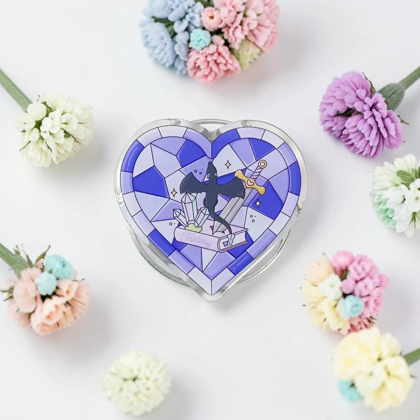 Magnetic Phone Grip Cute Accessories for Kindle Popping Socket Collapsible Stand Holder for Phone eReaders Book Lover Gifts Dropshipman