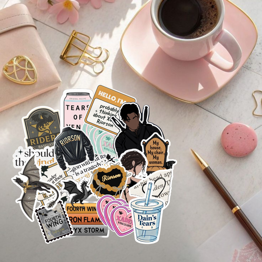 Fourth Wing Sticker Pack