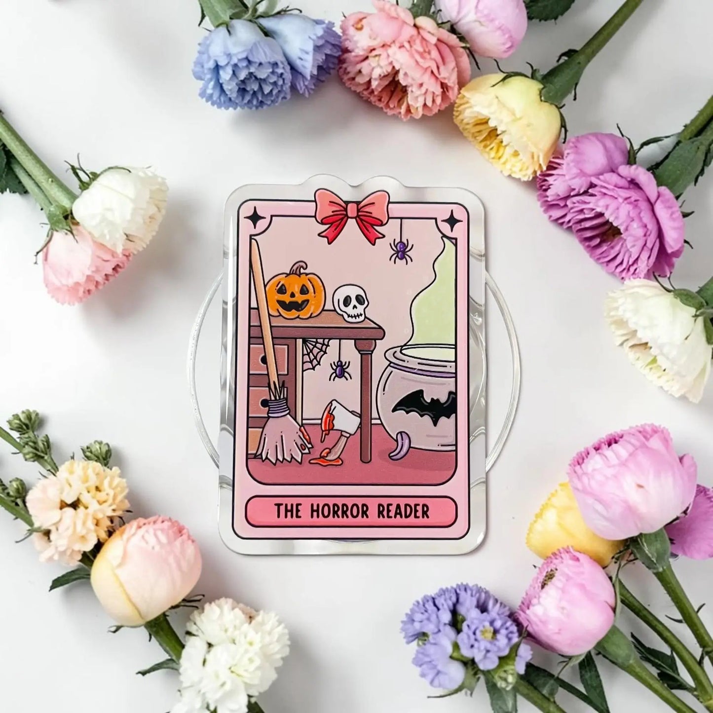 Magnetic Phone Grip Cute Accessories for Kindle Popping Socket Collapsible Stand Holder for Phone eReaders Book Lover Gifts Dropshipman