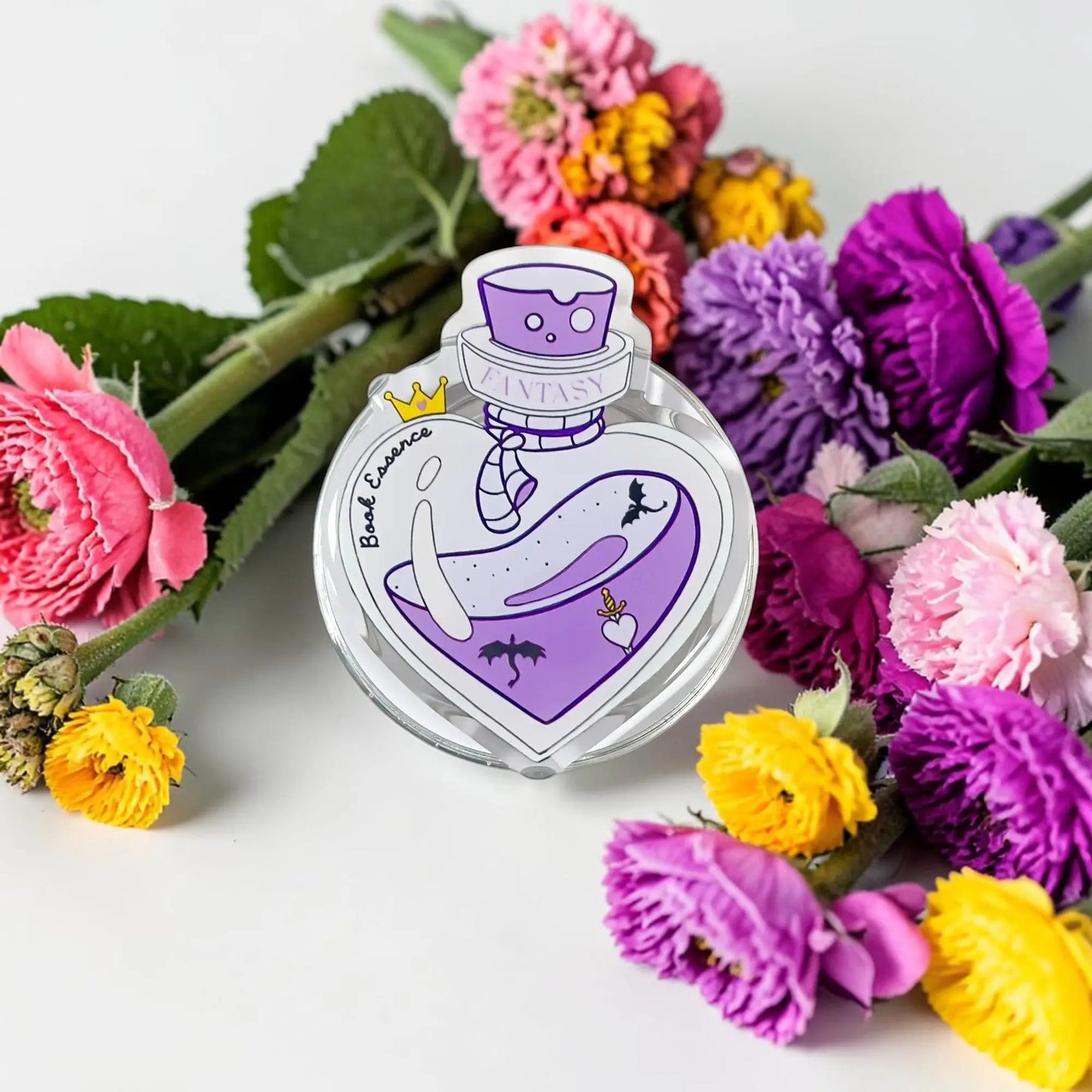 Magnetic Phone Grip Cute Accessories for Kindle Popping Socket Collapsible Stand Holder for Phone eReaders Book Lover Gifts Dropshipman