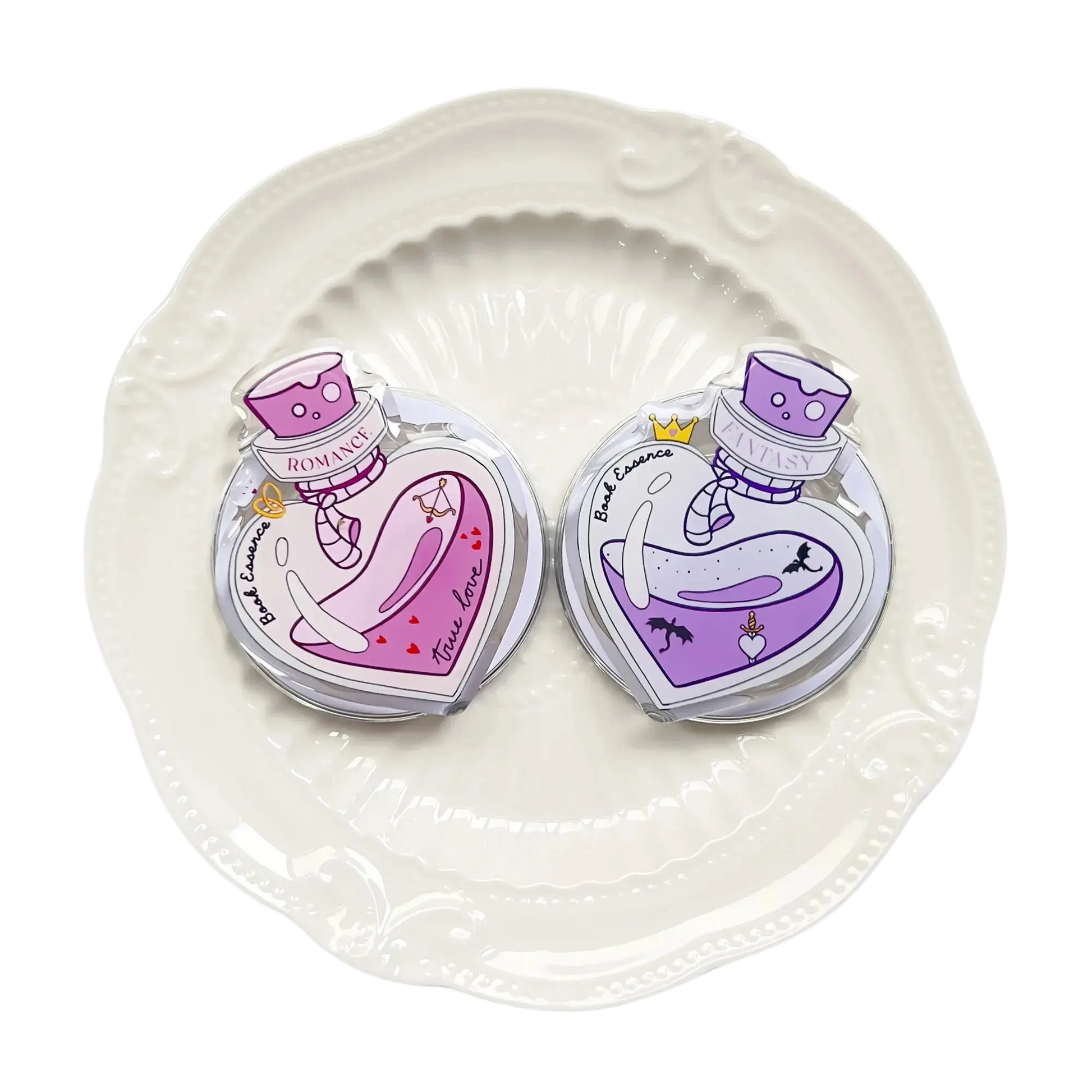 Magnetic Phone Grip Cute Accessories for Kindle Popping Socket Collapsible Stand Holder for Phone eReaders Book Lover Gifts Dropshipman