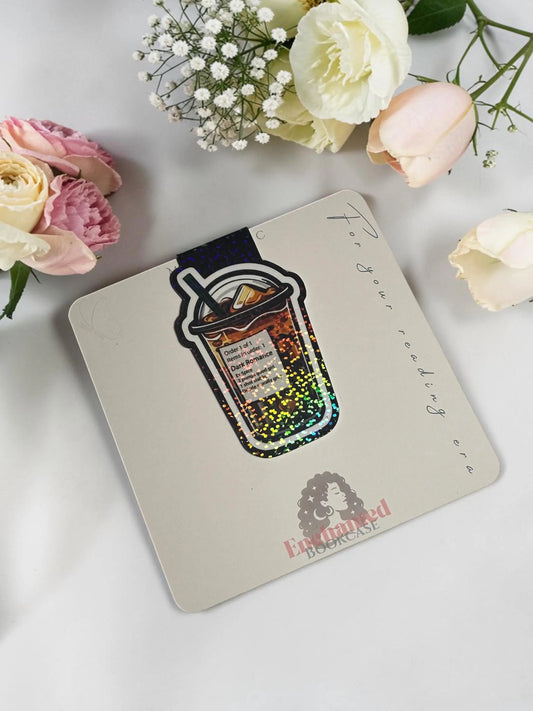 Dark Romance Iced Coffee Magnetic Bookmark | Spicy Bookish Reader Accessory