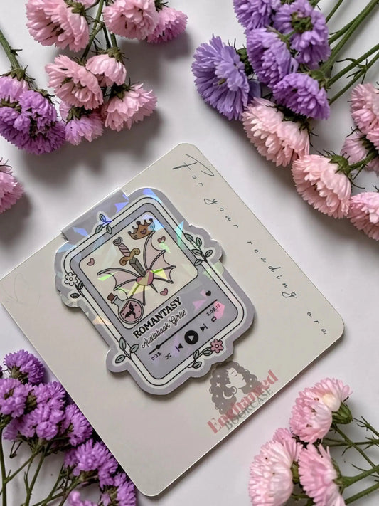 Romantasy Magnetic Bookmark | Fantasy Romance Bookmark | Audiobook Girlie Bookmark | BookTok Reader Gift | Cute Fantasy Bookmark